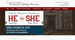 Desktop Screenshot of oglesbymansion.org